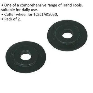 High-Quality 2 Pack Replacement Cutter Wheels for ys01114 Mini Pipe Cutter