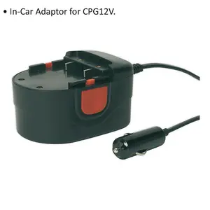 In-Car Wired Adaptor for ys03549 12V Cordless Grease Gun - 12V Plug Adaptor