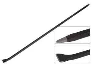 Roughneck 6.4Kg Slate Bar with Bent Chisel for Enhanced Leverage