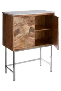 Interiors by Premier Nirav Geometric Design Cabinet, Delivered Fully Assmbled