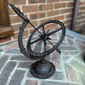 Cast Iron Garden Sundials (Pack of 2)