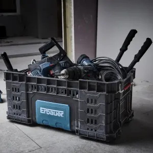 Erbauer Connecx Modular Storage Black 22in Tool caddy