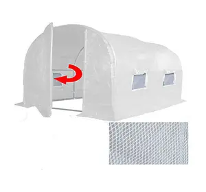 3m x 2m + Ground Anchor Kit (10' x 7' approx) Pro+ White Poly Tunnel