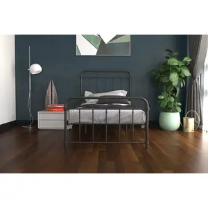 Aanya Bed Frame Matte Black / Single (3')