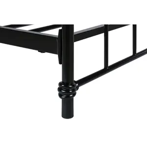 Aanya Bed Frame Matte Black / Single (3')