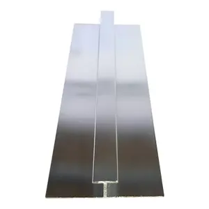 DBS Bathrooms Aluminium Joining Bar Trim For 10mm Shower Wall Panels 2.4m