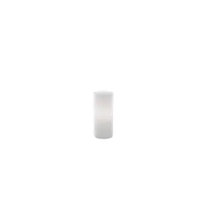 Luminosa Edo 1 Light Small Table Lamp Cylindrical White, E27