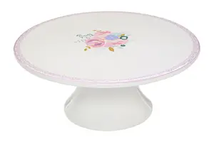 Maison by Premier Amelie Floral Pattern Cake Stand