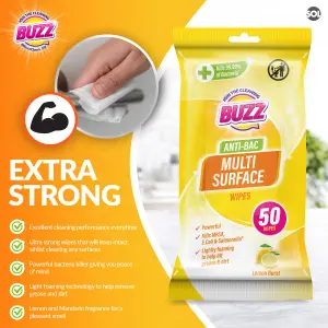 Bulk 12pk Surface Kitchen Wipes 600 Wipes, Lemon Scented Household Wipes Cleaning, All Around Cleaning Wipes, Multi Surface Wipes