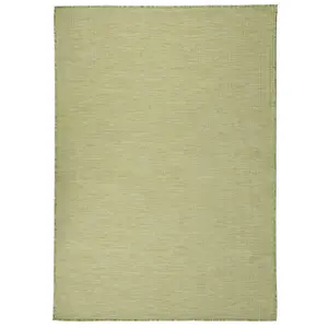 Outdoor Flatweave Rug 200x280 cm Green