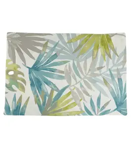 HANDMADE PLACEMATS - PARADISE GREEN - 43 X 29 CM SET OF 2