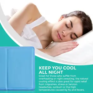 LIVIVO Cooling Gel Pillow - 40cm x 30cm