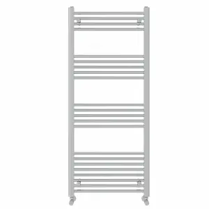 Right Radiators 1400x600 mm Straight Heated Towel Rail Radiator Bathroom Ladder Warmer Chrome