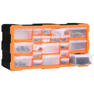 Berkfield Multi-drawer Organiser with 22 Drawers 49x16x25.5 cm