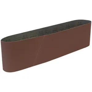 High-Quality 150mm x 1220mm Sanding Belt - 100 Grit Aluminium Oxide for Optimal Performance