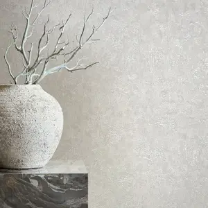 Galerie Kumano Grey Textured Plaster Wallpaper