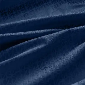 Temple Velvet 90" x 90" Navy (Ring Top Curtains)