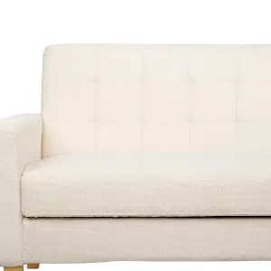 Retro Sofa Bed Off-White VEHKOO