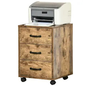 Erve 40cm Wide 3 -Drawer Mobile File Cabinet