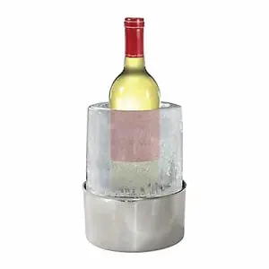 Creative Wine Bottle Self Design Ice Cooler Bucket Made of Natural Ice Set