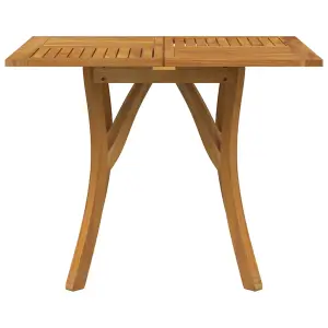 Berkfield Garden Table 85x85x75 cm Solid Wood Acacia