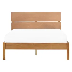 Wooden EU Double Size Bed Light BOISSET