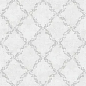 Arthouse Ornate Trellis Grey Wallpaper