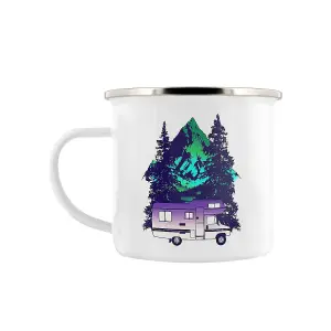 Grindstore RV Heaven Enamel Mug White (One Size)