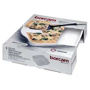 2 Piece Glass Single Borcam Oven Tray