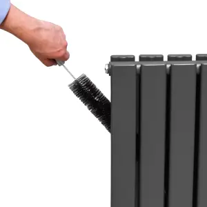 Designer Flat Radiator - 1600 x 700mm - Anthracite