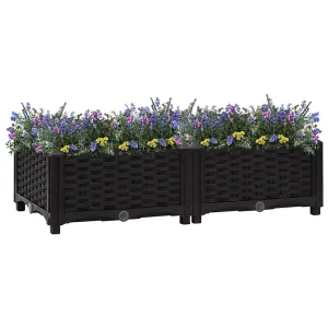 Berkfield Raised Bed 80x40x23 cm Polypropylene