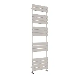 Designer Vertical White Single Panel Towel Radiator (H) 1600mm x (W) 450mm, 2896 BTU.