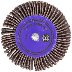 High-Quality 25x20mm Aluminium Oxide Flap Wheel with 6mm Shaft and 60 Grit for Precision Sanding