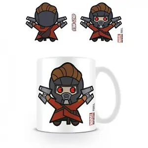 Marvel Kawaii Star-Lord Mug White/Grey/Brown (One Size)