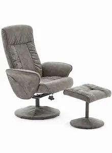 Careco, Palermo Swivel Recliner – Stylish Design, Full Swivel And Recline, Plush Padding