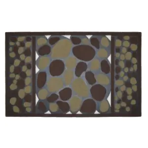 Groundsman Stoney Flock Mat Brown (One Size)