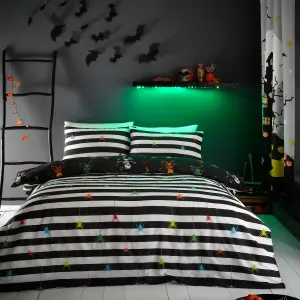 Dancing Skeletons Glow in the Dark Duvet Cover Set