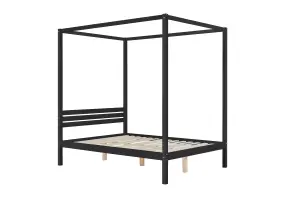 Birlea Mercia Four Poster Double Bed Black