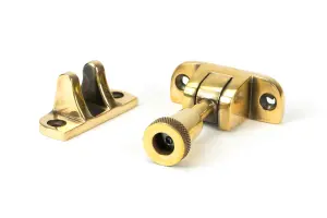 From The Anvil Aged Brass Brompton Brighton Fastener (Radiused)