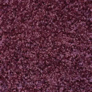 Soft Value Plum Shaggy Runner Rug 60x230cm