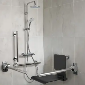 Ideal Standard Concept Freedom Chrome effect Wall-mounted Bathroom Shower Doc M Sets