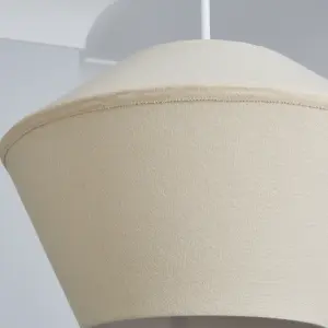 Inlight Daphne Beige Easyfit Lamp shade (D)30.5cm