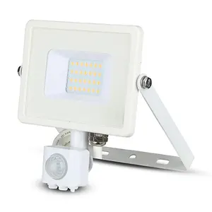 V-TAC 20W White PIR Sensor Floodlight with Samsung Chip