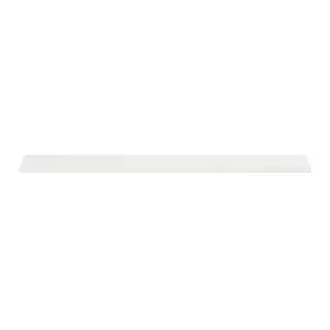 GoodHome Rigga White Rectangular Floating shelf (L)118cm x (D)19cm