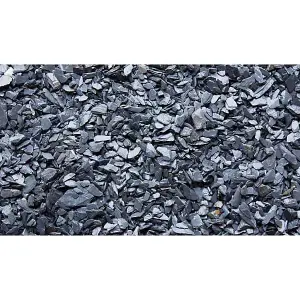 Blue Slate Chippings Bulk Bag 40mm