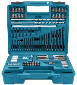 Makita E-06270 212PC Drill Bit Maintenance Set Wood Stone Metal Holesaw Flat Bit