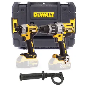 Dewalt DCK276 18v Brushless DCD996 Combi Drill DCF887 Impact Driver Bare + Tstak