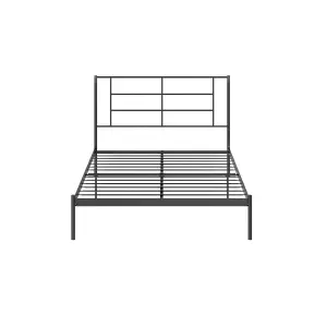 Jensen Metal Bed Black, Double