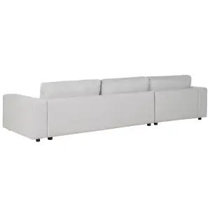 Corner Sofa LOFOTEN Light Grey Fabric Right Hand