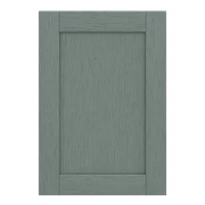 GoodHome Alpinia Matt green wood effect Shaker Highline Cabinet door (W)500mm (H)715mm (T)18mm